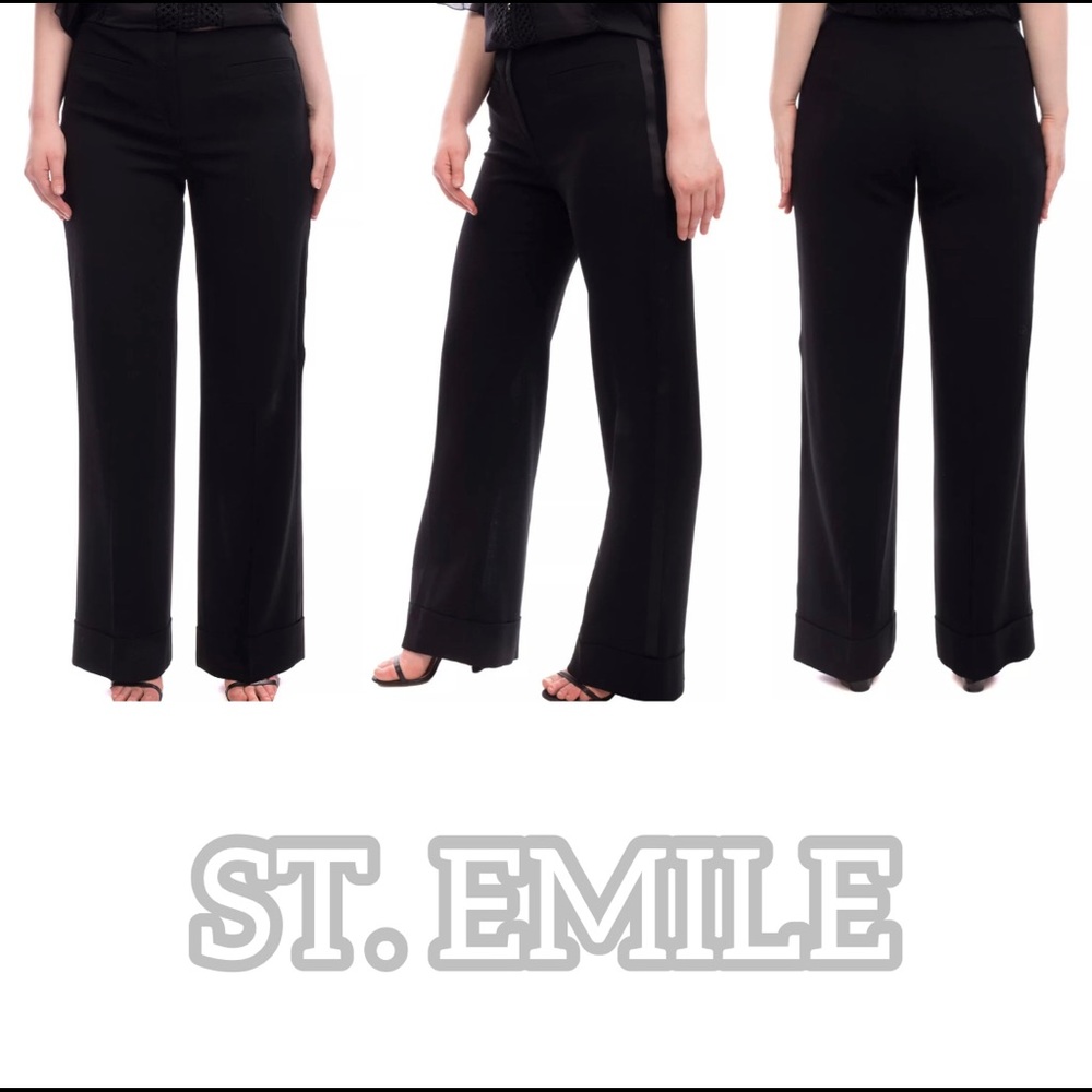 St. Emile Wool Blend Trousers • Size XS Stretch